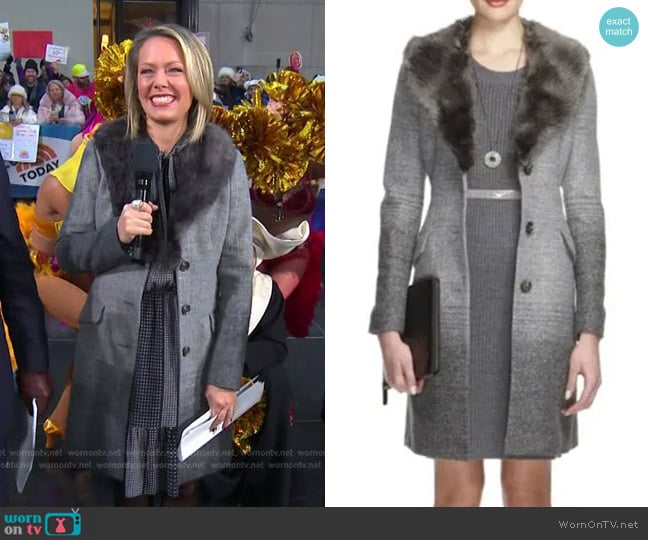 Banana Republic Wool Blend Ombré Jacket worn by Dylan Dreyer on Today