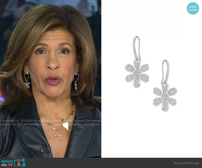 Daisy Drop Earrings Jennifer Miller worn by Hoda Kotb on Today