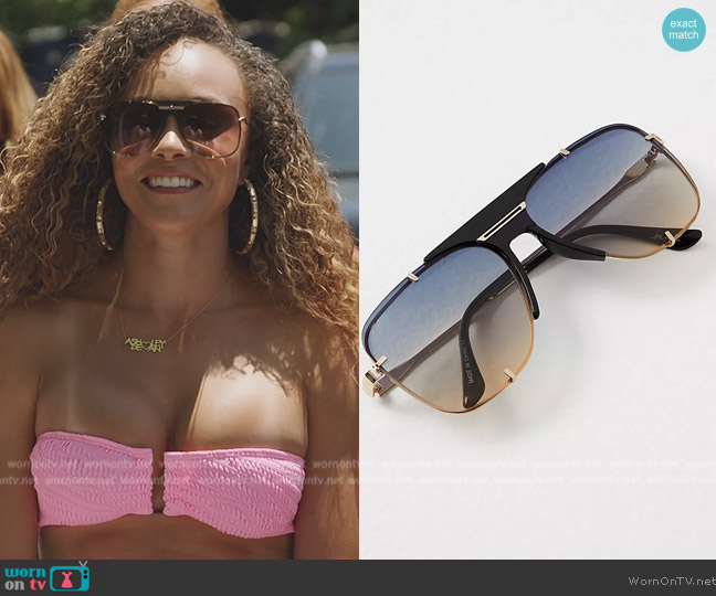 I Sea Dylan Aviator Sunnies worn by Ashley Darby on The Real Housewives of Potomac