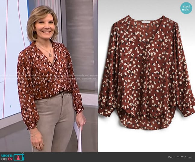 Lush Chantelli Top worn by Kate Snow on NBC News Daily