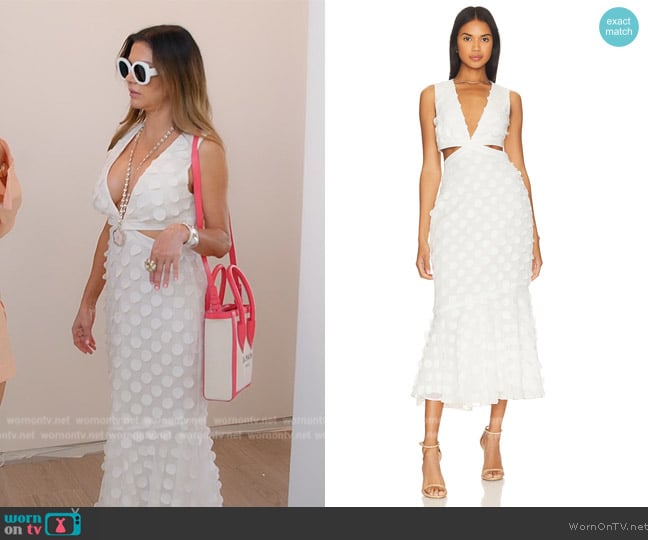Milly Orlla 3D Circle Dress worn by Adriana de Moura (Adriana de Moura) on The Real Housewives of Miami