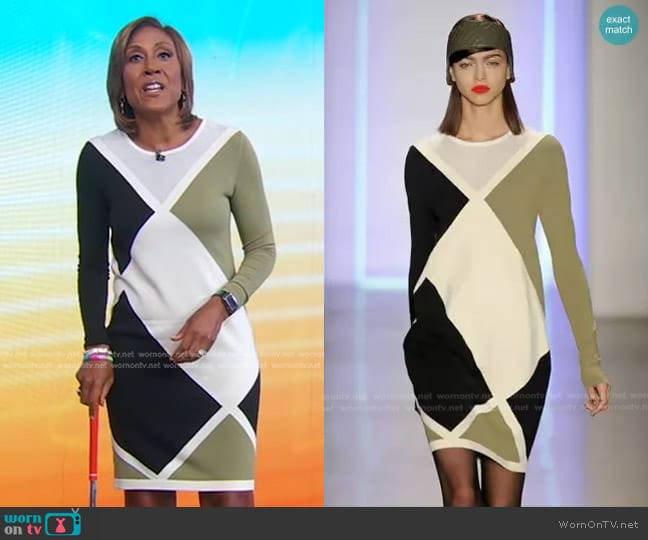 Ohne Titel Fall Winter 2013 Collection worn by Robin Roberts on Good Morning America