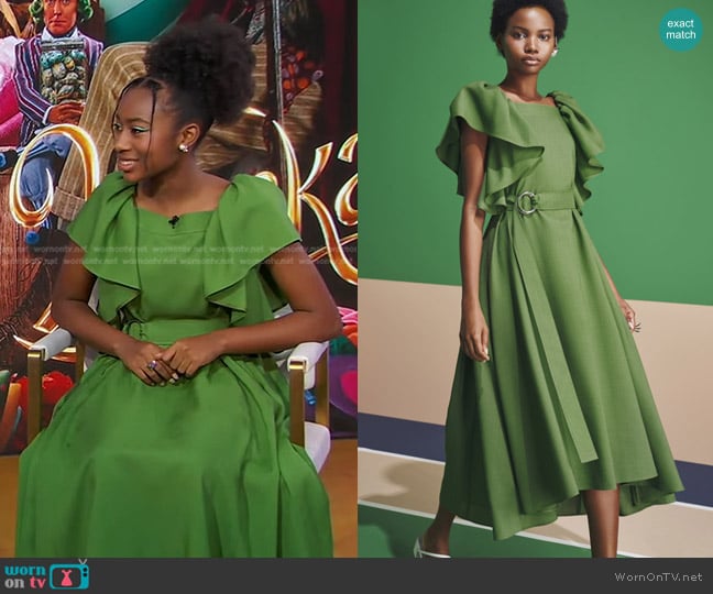 Adeam Pre Fall 2023 Collection worn by Calah Lane on Good Morning America