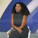 Arianna’s grey turtleneck sweater dress on Today