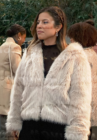 Blaze’s fur jacket on General Hospital