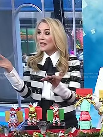 Chassie’s striped cardigan on Today