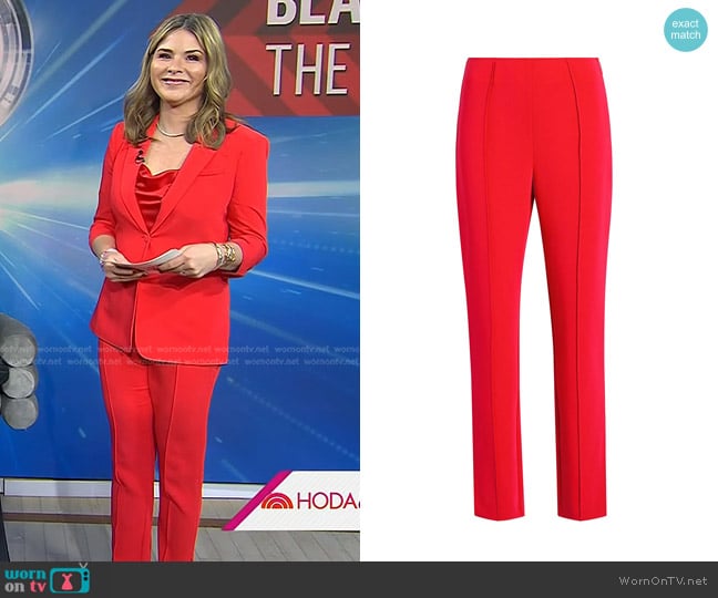 Cinq a Sept Brianne Pant worn by Jenna Bush Hager on Today