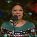 Deja Vu’s ugly Christmas sweater on Live with Kelly and Mark