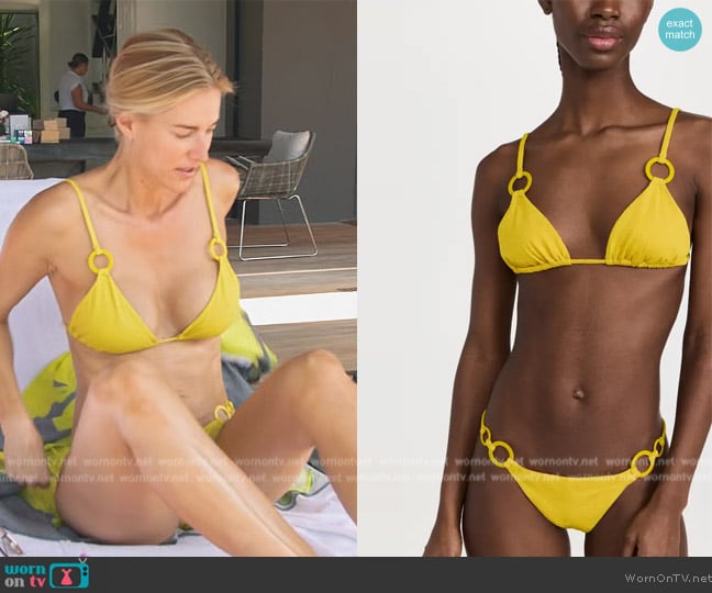 Devon Windsor Amina Top worn by Kristen Taekman on The Real Housewives Ultimate Girls Trip