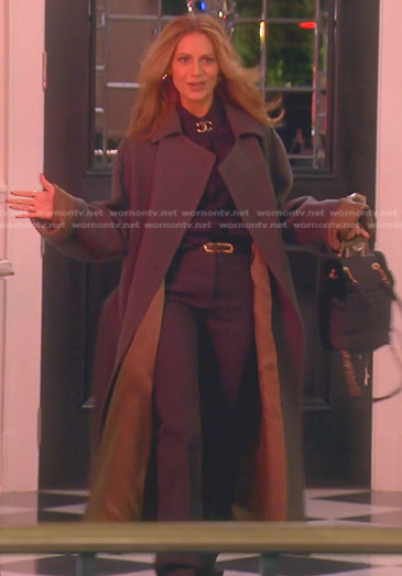 Dorit’s grey coat on The Real Housewives of Beverly Hills