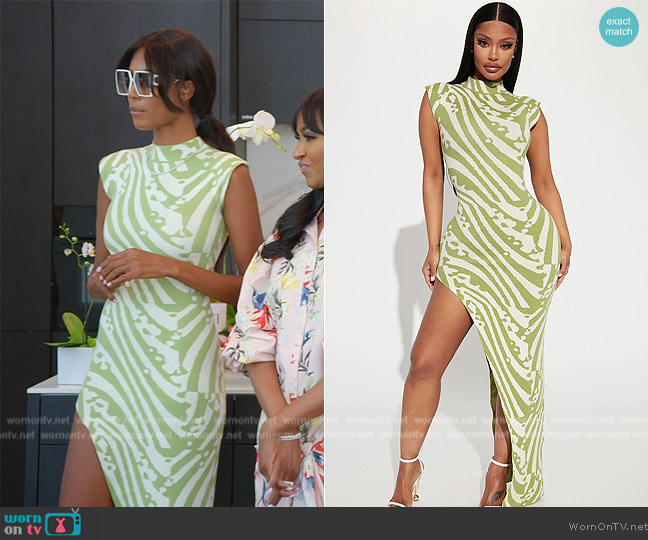 Fashion Nova Tina Sweater Maxi Dress worn by Kiki Barth (Kiki Barth) on The Real Housewives of Miami