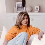 Hoda’s orange sweater on Today