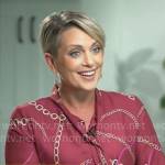 Jamie Yuccas’ chain print blouse on CBS Mornings