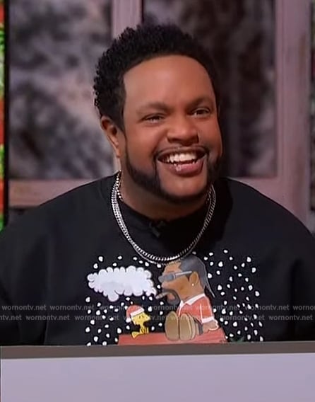 Jawn’s Snoop dog Christmas sweatshirt on Sherri