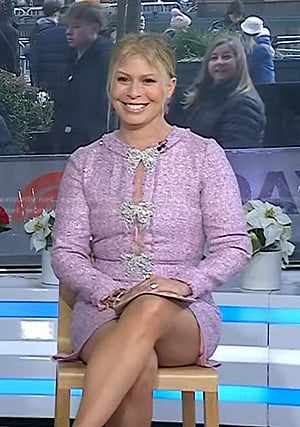 Jill’s pink bow embellished dress on Today