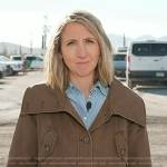Julia Ainsley’s brown jacket on NBC News Daily