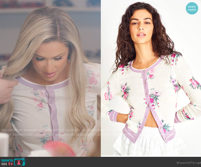LoveShackFancy Ripa Cardigan worn by Paris Hilton on Paris in Love