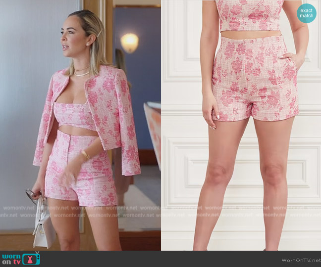 Marciano Avah Woven Shorts worn by Nicole Martin (Nicole Martin) on The Real Housewives of Miami
