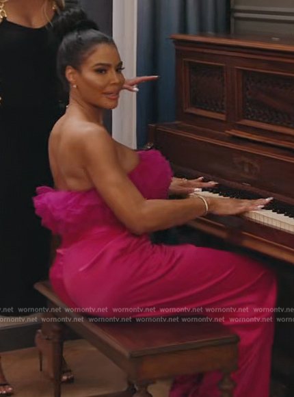 Mia’s pink tulle crop top and pants on The Real Housewives of Potomac