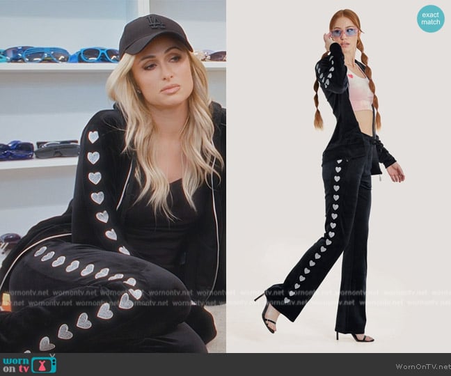 Paris HIlton Tracksuits Heart On Your Sleeve worn by Paris Hilton on Paris in Love