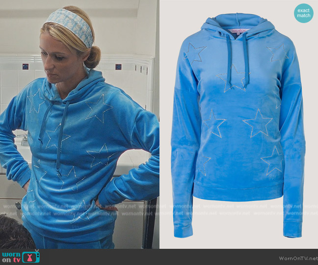 Starstruck Hoodie in Paris Hiltron Tracksuits worn by Paris Hilton on Paris in Love