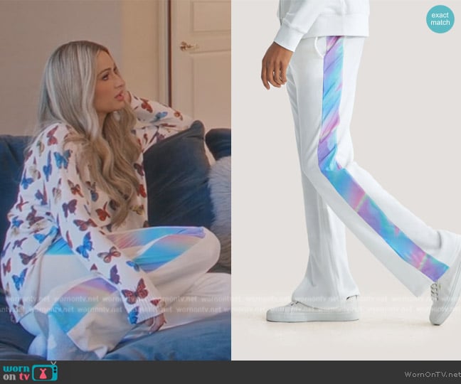Paris Hilton Tracksuits Hologram Pant worn by Paris Hilton on Paris in Love