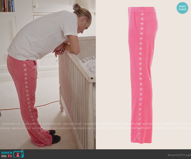 Paris Hilton Tracksuits Track Star Pants worn by Paris Hilton on Paris in Love