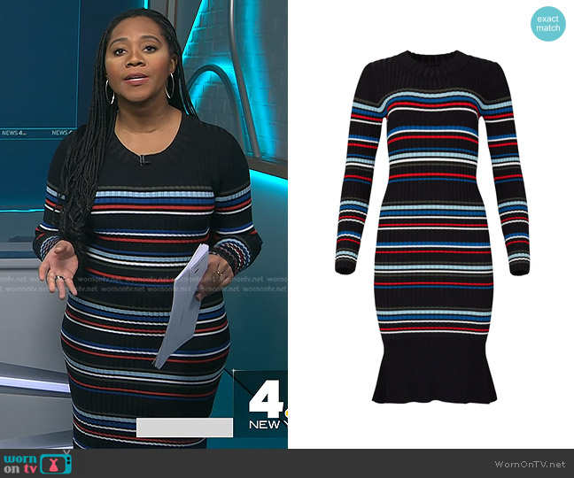 Parker Bruna Knit Dress worn by Kay Angrum on NBC News Daily