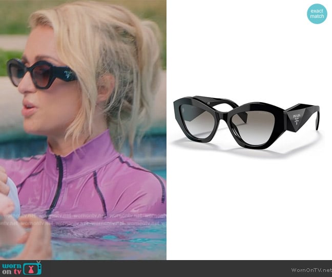 Prada PR07YS worn by Paris Hilton on Paris in Love
