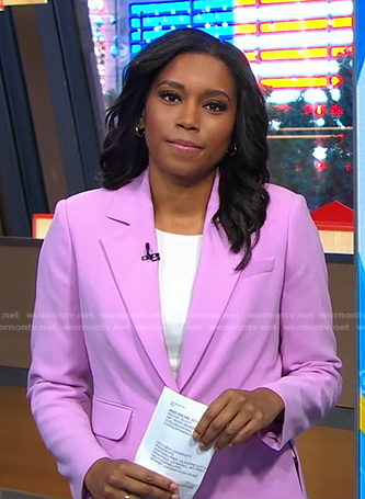 Rachel’s pink blazer on Good Morning America