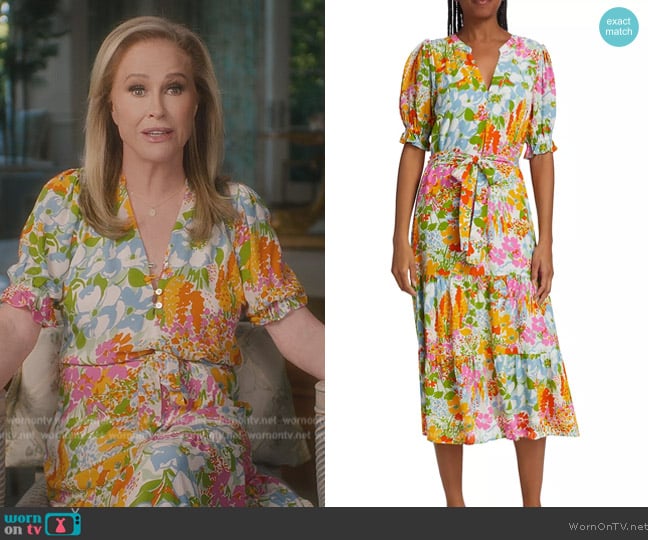Rails Eliana Dress worn by Kathy Hilton on Paris in Love
