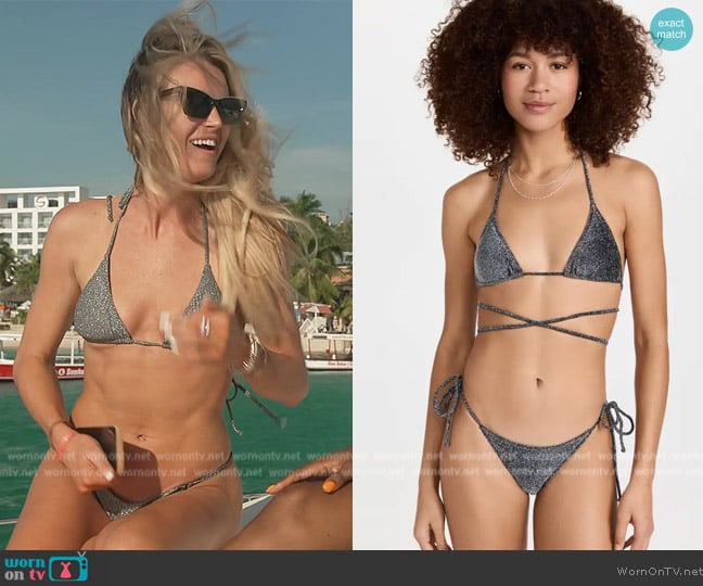 Reina Olga Miami Bikini Set worn by Olivia Flowers on Southern Charm