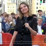Savannah’s black lace buttoned front dress on Today