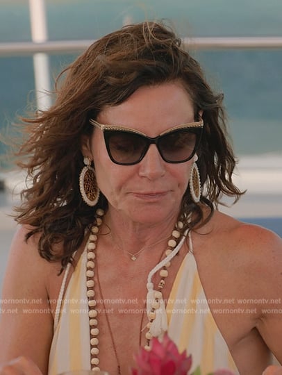 Luann’s crystal trim sunglasses on The Real Housewives Ultimate Girls Trip