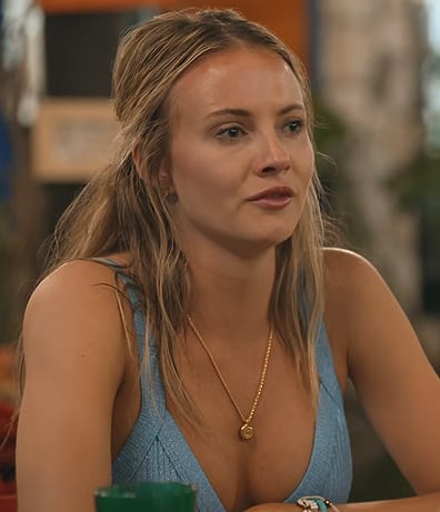 Taylor’s blue ribbed bikini on Southern Charm