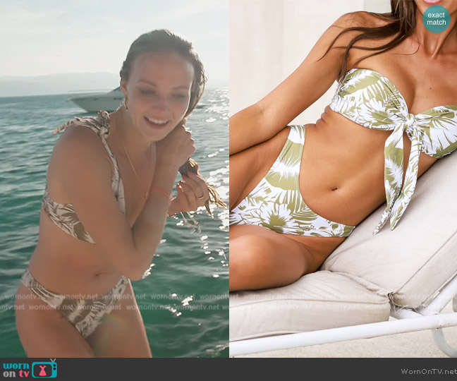 Kenny Flowers The Bali Twist Bikini To worn by Taylor Ann Green on Southern Charm