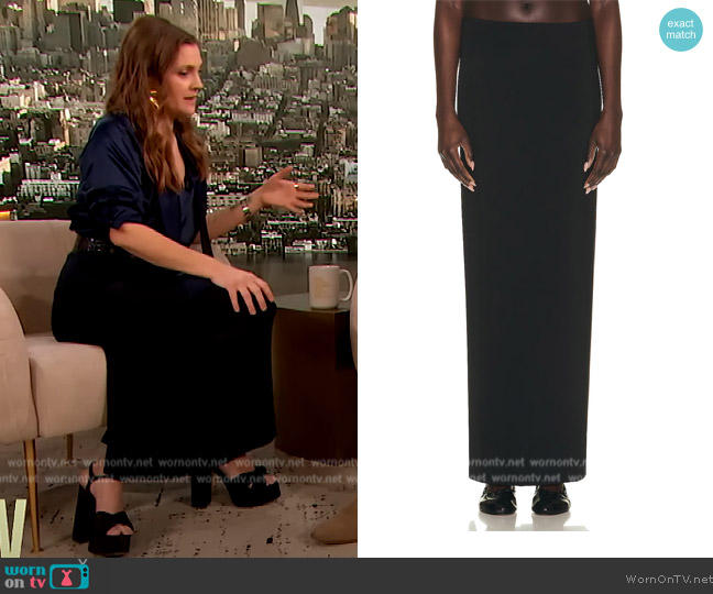 Alania Skirt the Row worn by Drew Barrymore on The Drew Barrymore Show