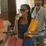 Venita’s blue scalloped mini dress on Southern Charm
