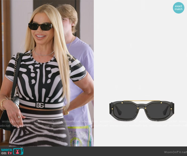 Versace Medusa Biggie Sunglasses worn by Alexia Echevarria (Alexia Echevarria) on The Real Housewives of Miami