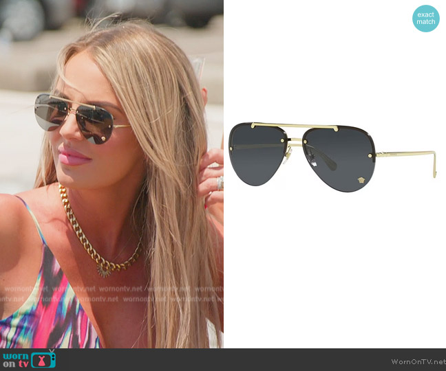 Versace Ve2231 60mm Sunglasses worn by Whitney Rose on The Real Housewives of Salt Lake City