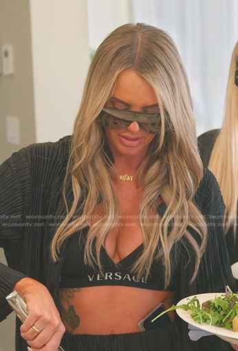 Whitney’s black bra and sunglasses on The Real Housewives of Salt Lake City