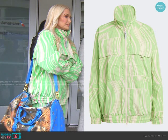 Adidas by Stella McCartney Truecasuals Printed Tracktop worn by Erika Jayne on The Real Housewives of Beverly Hills