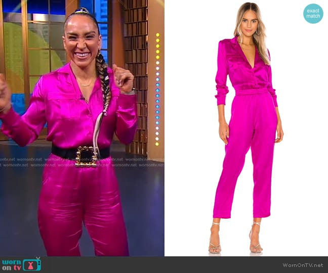 Amanda Uprichard Felix Jumpsuit worn by Robin Arzon on Good Morning America