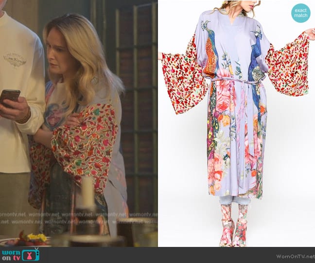 Aratta Blue Fantasy Topper worn by Davia (Emma Hunton) on Good Trouble