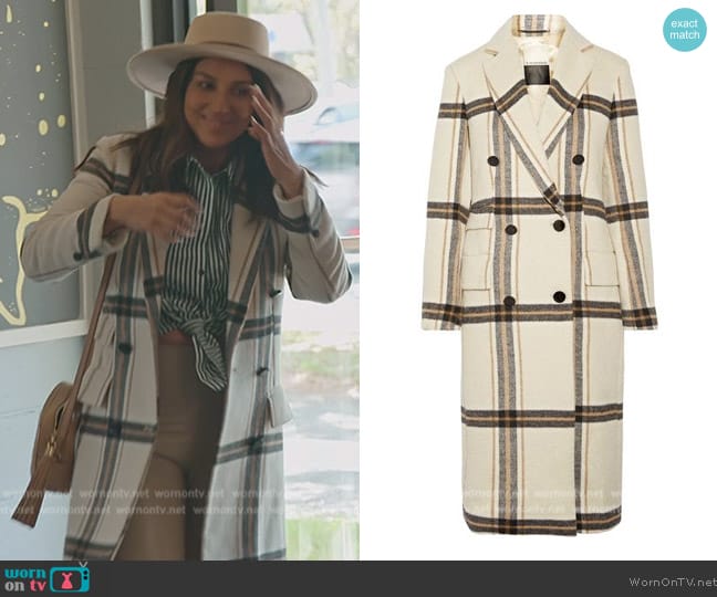 Malene Birger Long Coat worn by Leva Bonaparte on Southern Charm