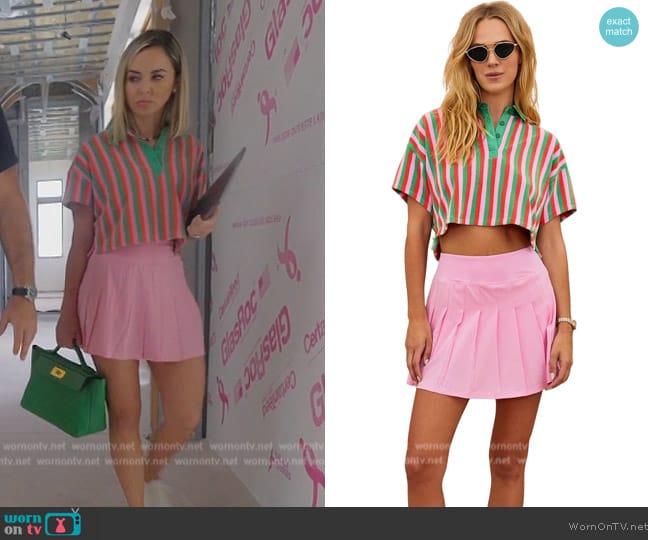 Beach Riot Cape Tennis Skirt worn by Nicole Martin (Nicole Martin) on The Real Housewives of Miami