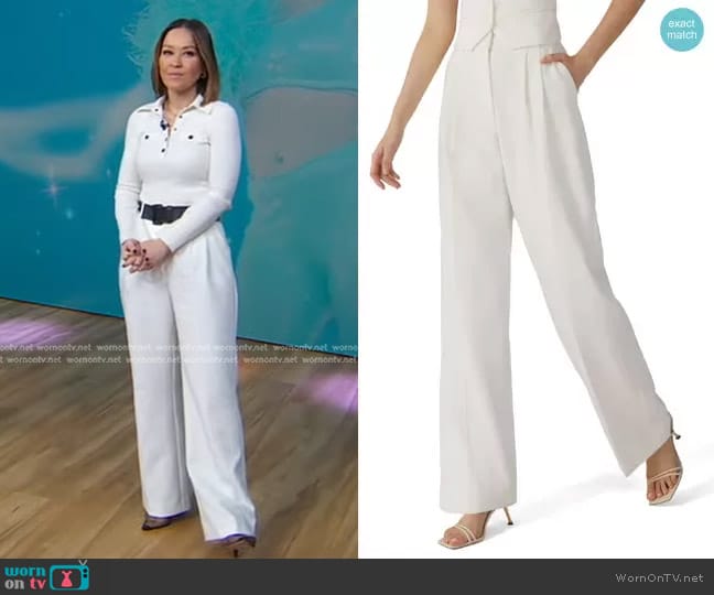 Favorite Daughter The Favorite Pants worn by Eva Pilgrim on Good Morning America