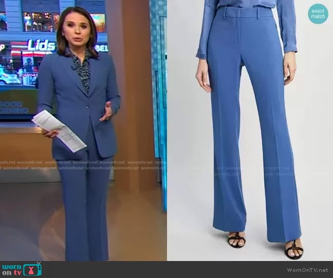 Elie Tahari Fit & Flare Pants worn by Elizabeth Schulze on Good Morning America