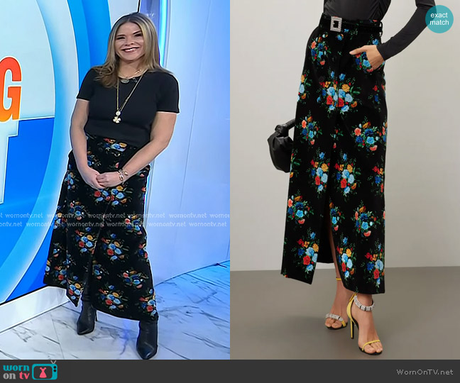 Rabanne Jupe Skirt worn by Jenna Bush Hager on Today