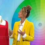Ally’s yellow suit on Today